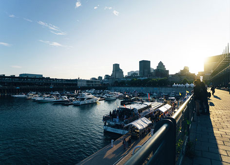 View Of Montreal Waterfront