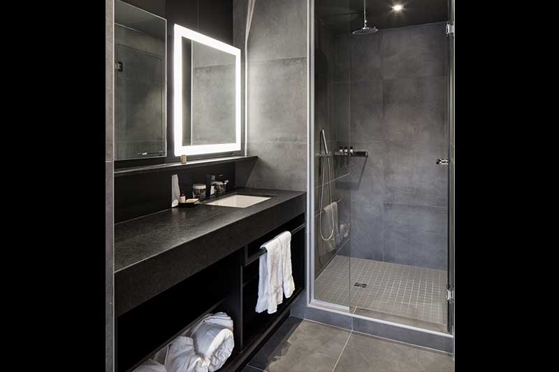 Hotel Suite Bathroom With Shower