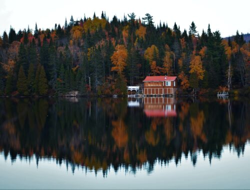 Couleurs de l'automne à proximité de Montréal