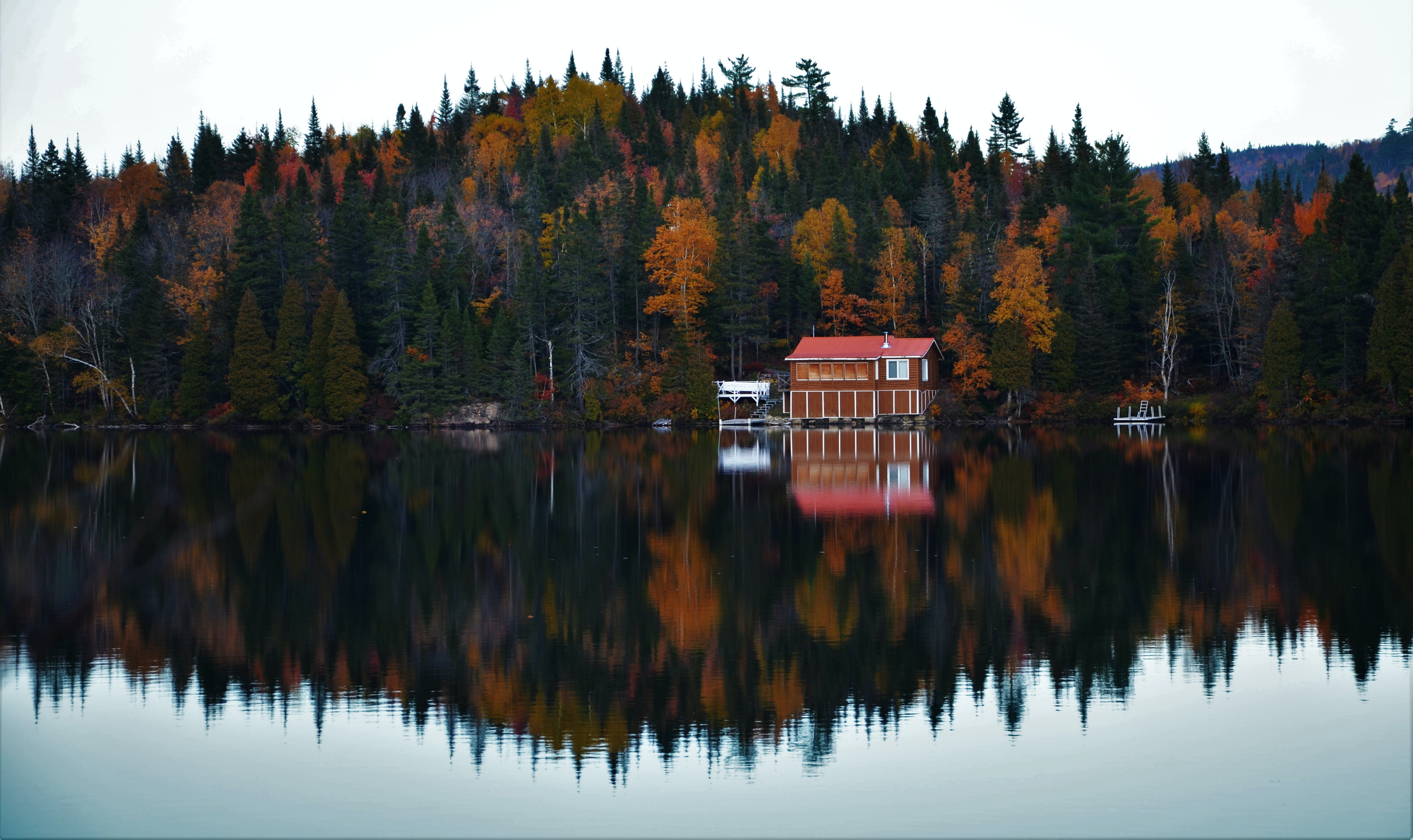 Couleurs de l'automne à proximité de Montréal