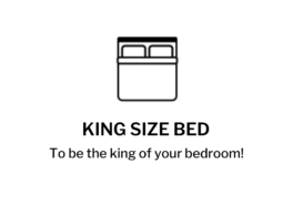 King size bed Hôtel Monville Montreal