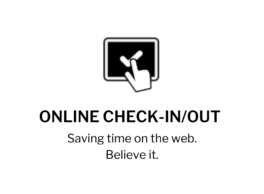 Online check in-out