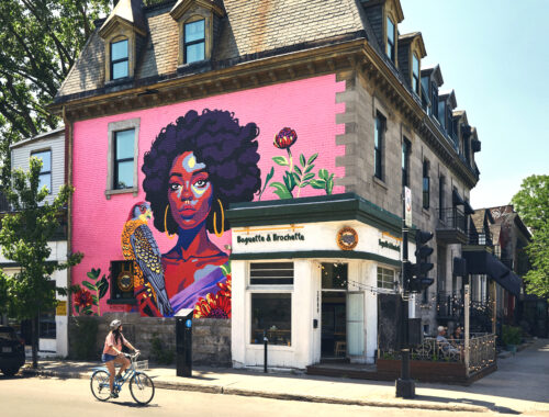 Credit FR © Murale Sans titre par M.Falconer - Photo par Sylvie Li - Tourisme Montréal